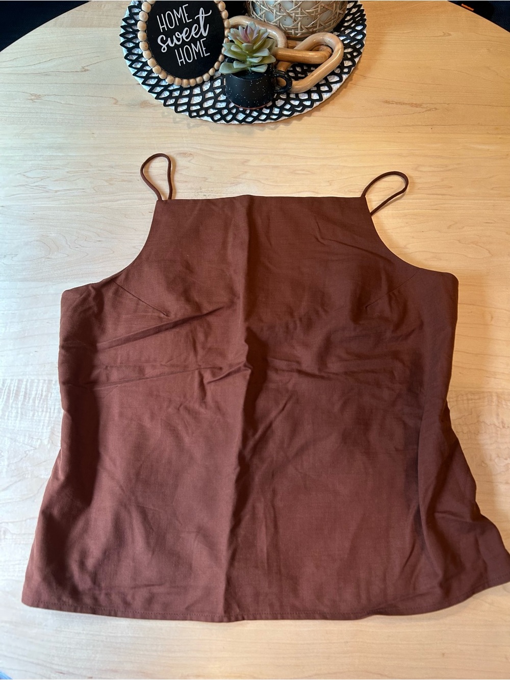 A new day tank top with smocked back size Large